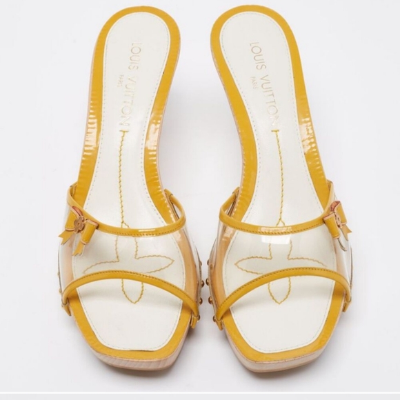 Authentic Louis Vuitton Clear Heels - Picture 2 of 14